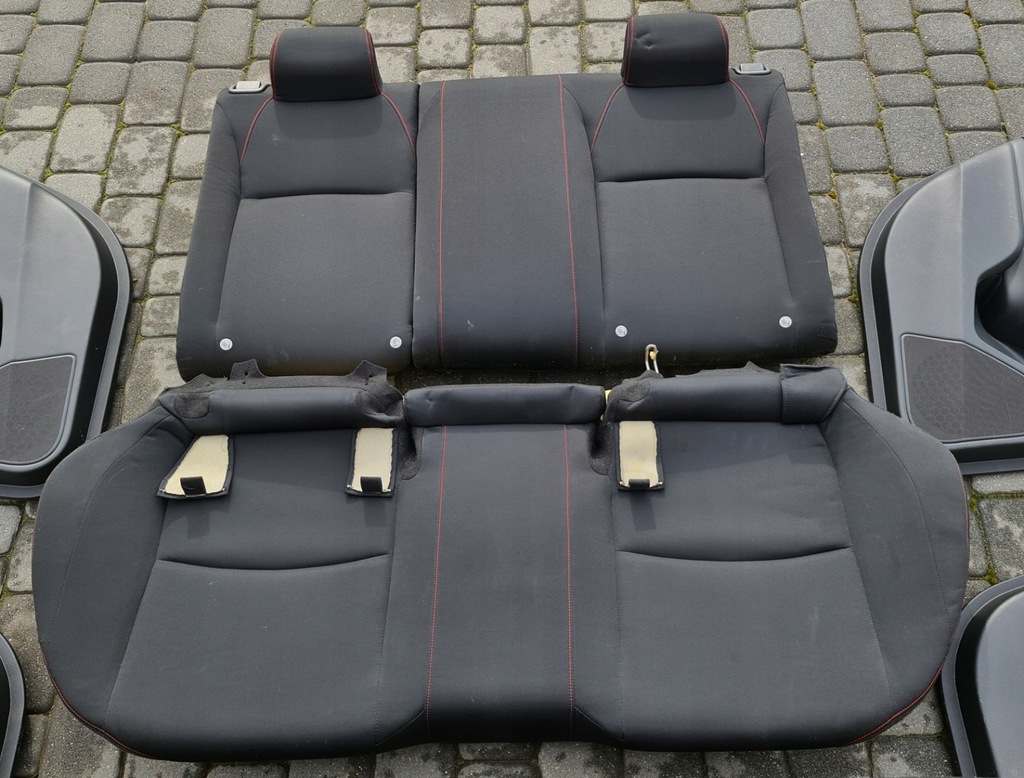 фото №14, Сиденья карбон заднее сиденье задняя обшивки середина салон honda civic x fk8 type r 22r