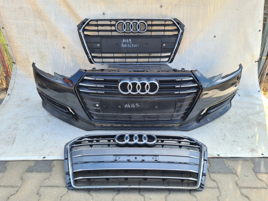 фото №1, Бампер перед kompletny audi a4 b9 pdc