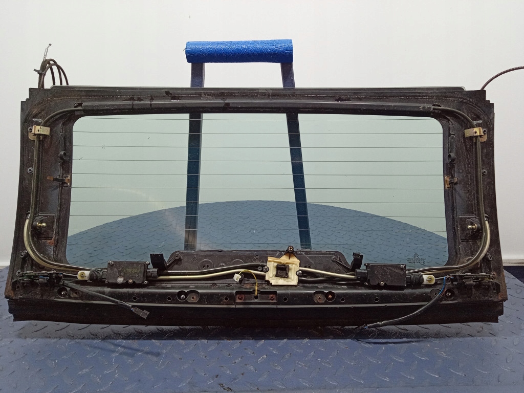 фото №8, Citroen c3 pluriel 03- крышка багажника стекло задняя задняя