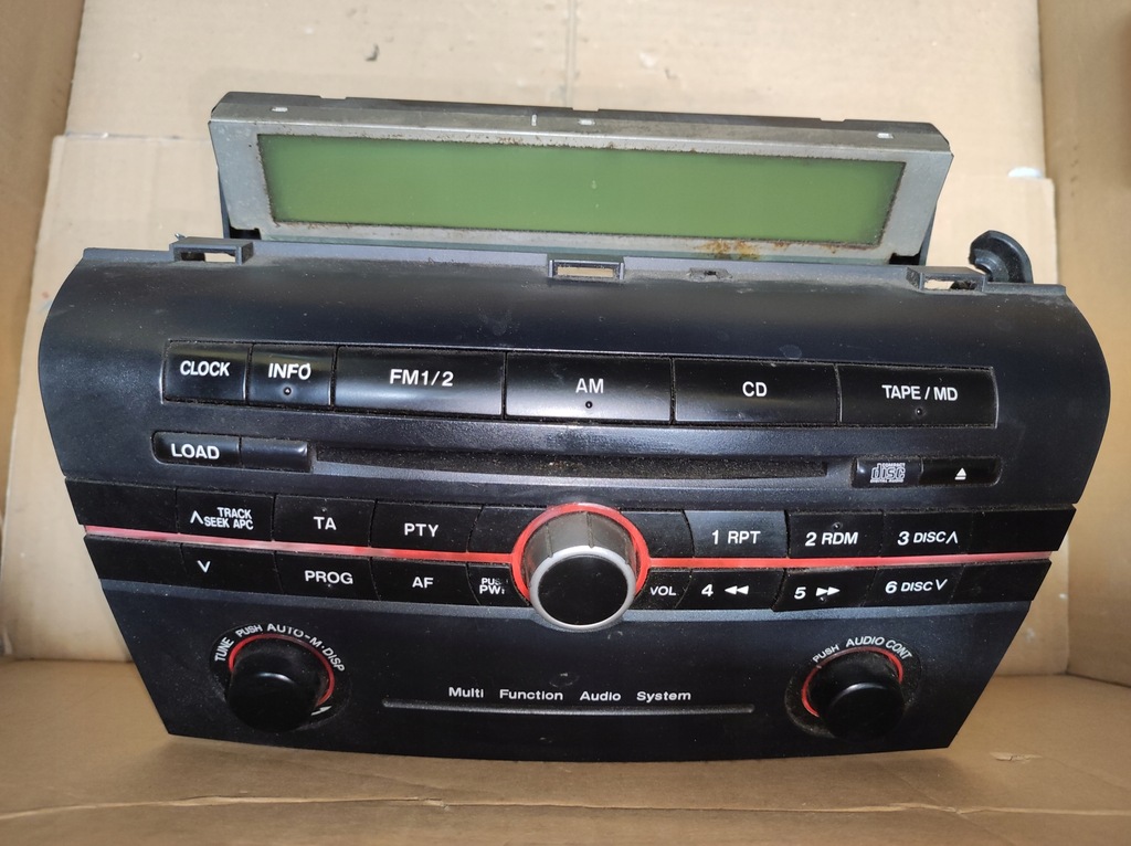 фото №1, Радиопроигрыватель mazda bp4m66950a