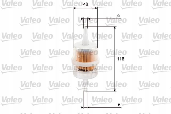 587011 valeo фильтр топлива проточный Цена