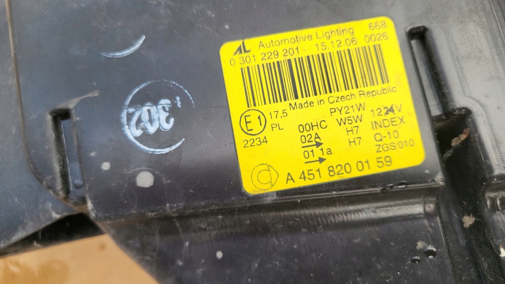 фото №3, Smart forfour ii лампа левая левый перед europa