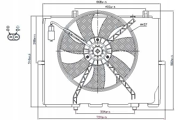 фото №2, Nissens 85654 вентилятор, охлаждение двигателя