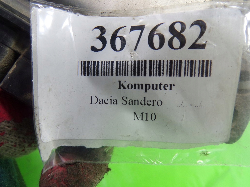 фото №5, Dacia sandero i 1.5 dci k9k892 бортовой компьютер блок управления двигателя 237100703r