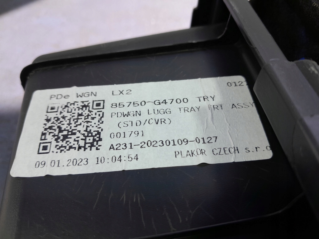 фото №8, Hyundai i30 iii lift kombi бардачок багажника 85750-g4700