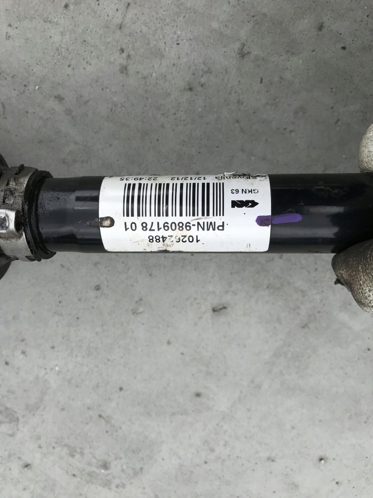 Mini r60 привідний вал права перед 9809178 Оригінал