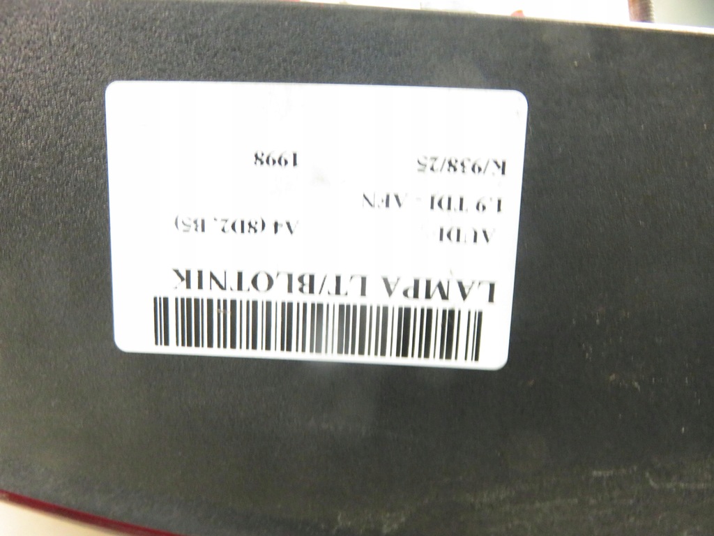 фото №6, Лампа ліва задня audi a4 b5 lift