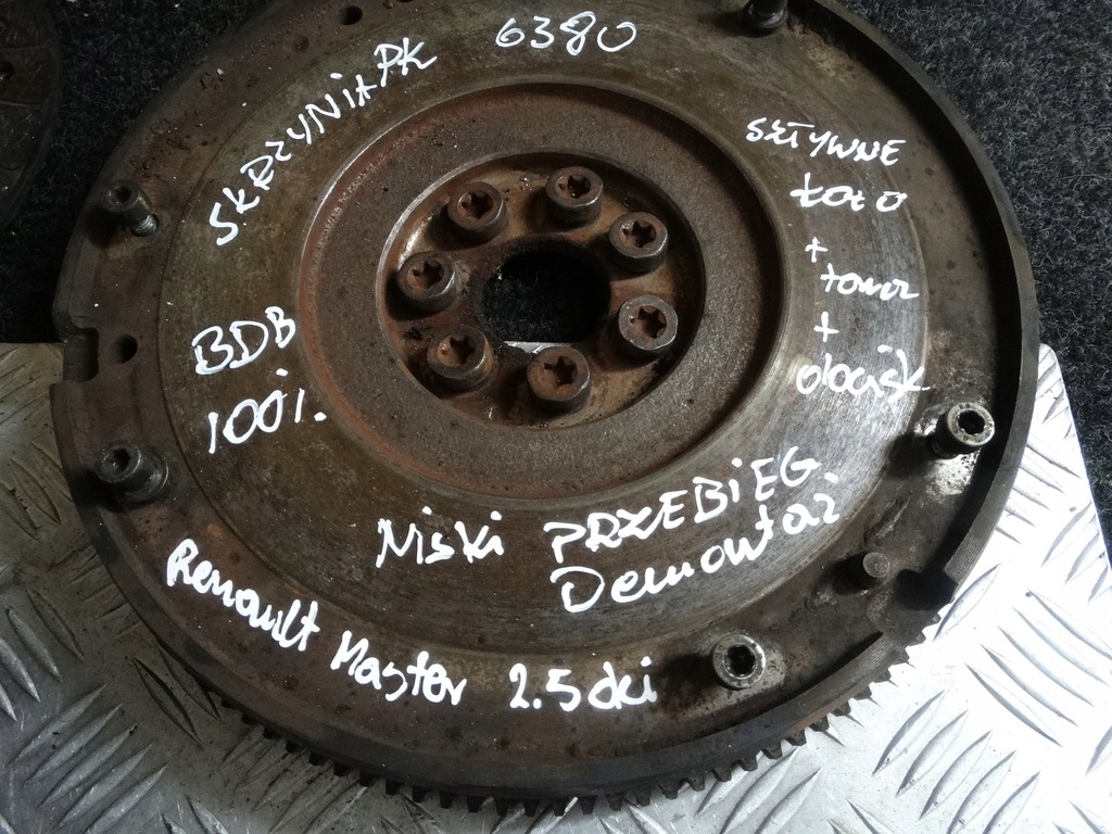 фото №7, Жёсткий колесо маховик сцепление renault master