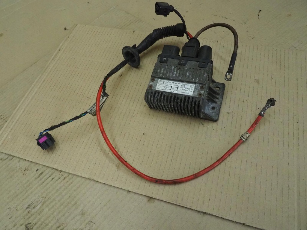 фото №8, Vw transporter t5 модуль блок керування вентиляторів 7h0919506d + електропроводка