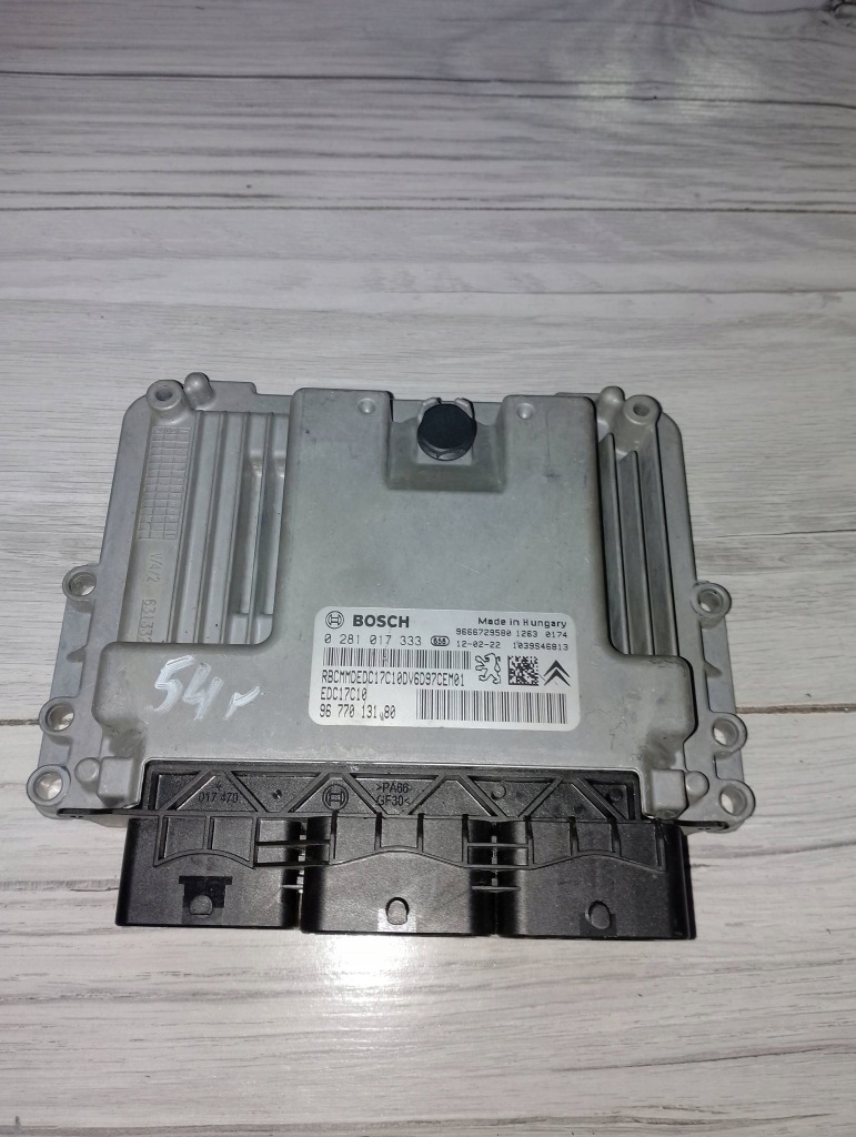 фото №1, Бортовий комп'ютер блок керування 0281017333 peugeot 308