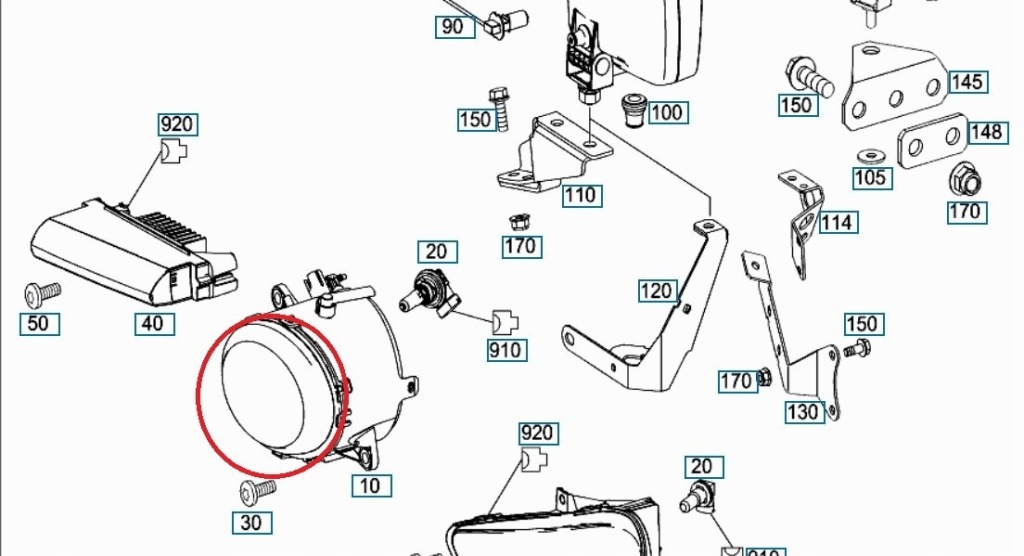 фото №2, Стекло фары стекло противотуманной фары левый mercedes actros mp4