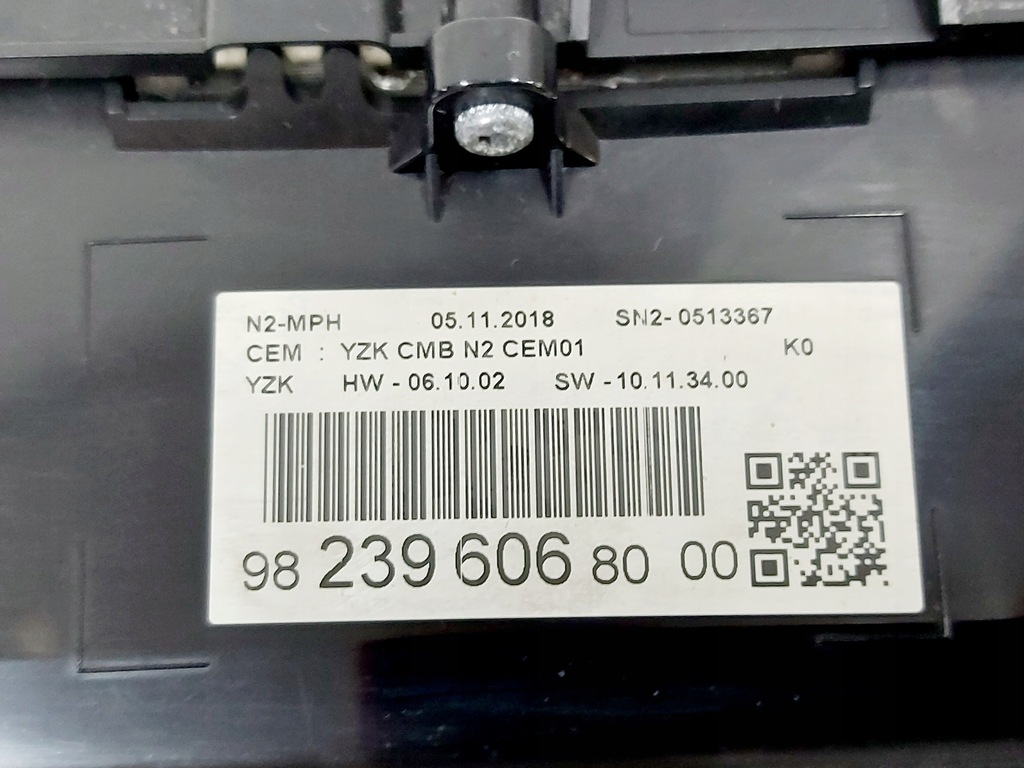 фото №6, Jumpy iii proace expert счетчик приборная панель hdi uk 19r.