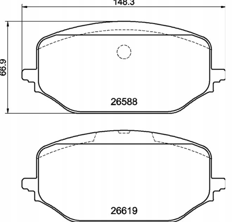 фото №1, Тормозные колодки перед комплект toyota proace 2019-