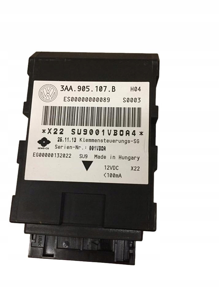 фото №1, Vw passat b7 cc блок керування модуль запуск стоп 3aa905107b