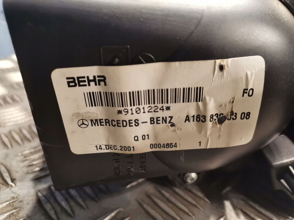 фото №4, Mercedes-benz ml w163 повітродувка обдув