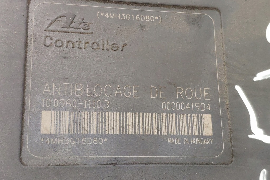 фото №7, Насос abs citroën c5 i dc_ 10096011103 2.0l дизель 80kw 2003