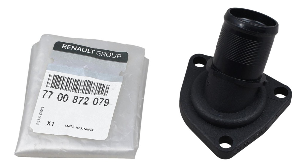 фото №1, Оригінальний номер корпус термостата патрубок renault 1.8-2.0 7700872079