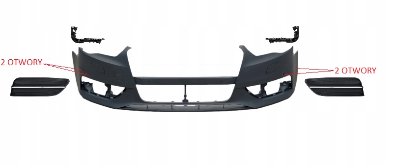 фото №1, Audi a3 8v 2012-2016 бампер передній перед pdc 4