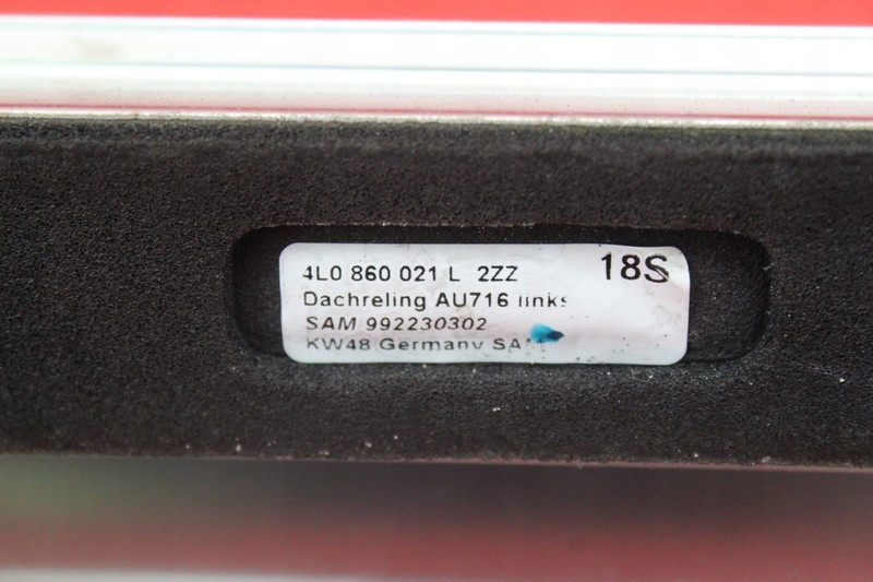 фото №12, Рейлінг рейлінги дахові комплект хром 4l0860021l 4l0860022l audi q7 4l 05-09