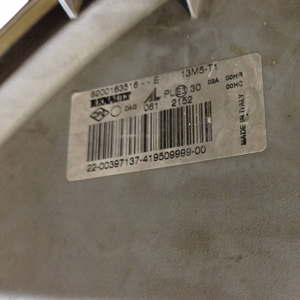 фото №3, Лампа фара лівий renault master ii 8200163516