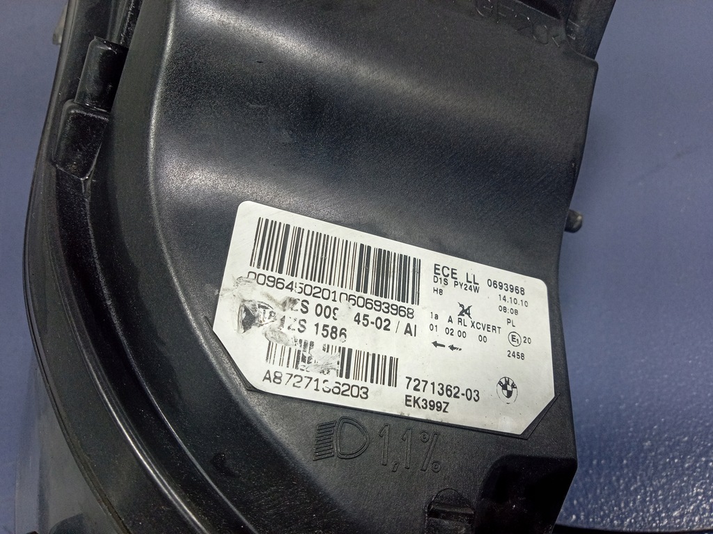 фото №7, Bmw x6 e71 фара правый bixenon поворотный ece eu 7271362