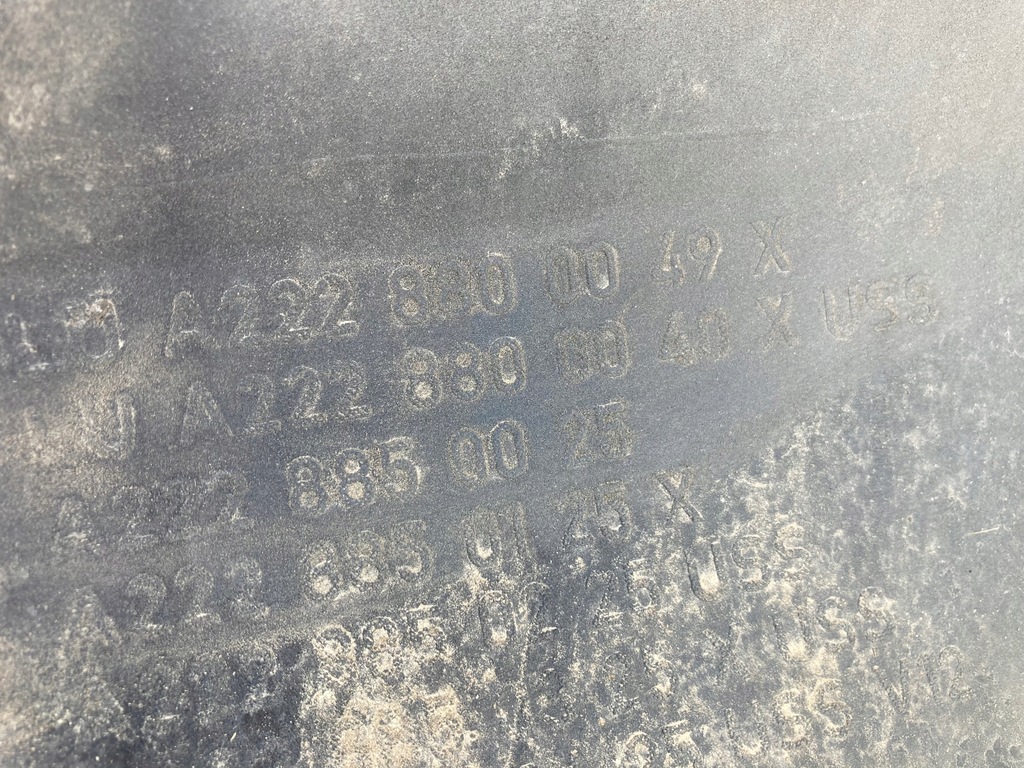 фото №13, Mercedes s-klasa w222 бампер задняя хром