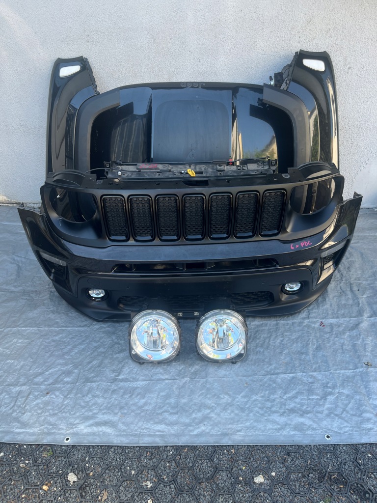 фото №1, Jeep renegade lift бампер капот перед kompletny 2019- чорний 1.3 бензин