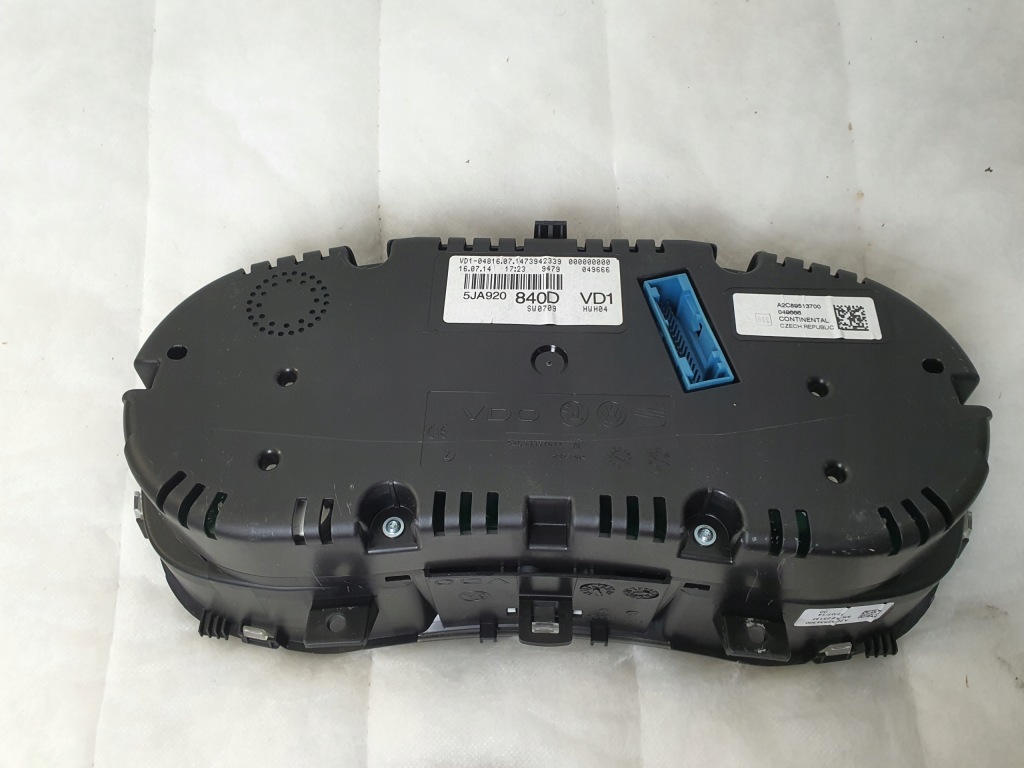 фото №4, Лічильник приладова панель прилади skoda rapid 5ja920840d