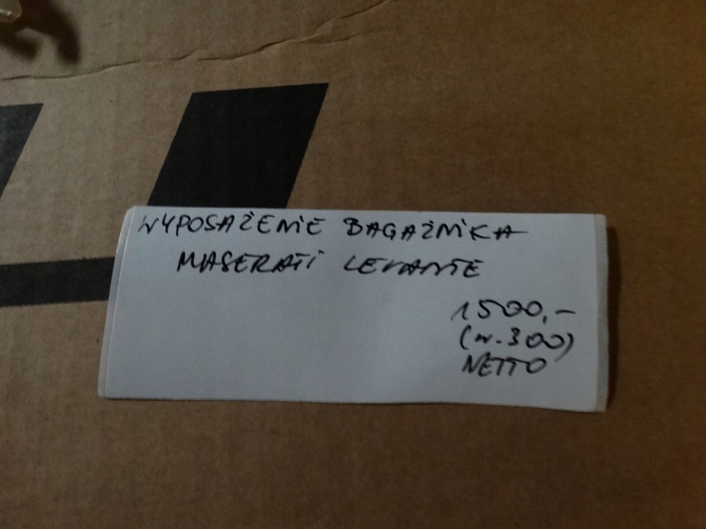 фото №8, Ideal kpl.wyposażenie багажника maserati levante 1