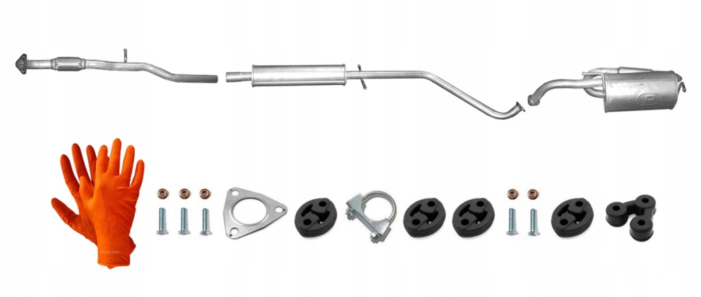 фото №1, Daewoo matiz 0.8 1.0 2005-2010 система выпускной
