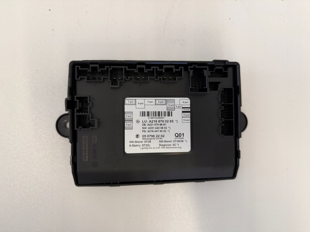 Купити Модуль блок керування дверей mercedes cl w216 2168700285