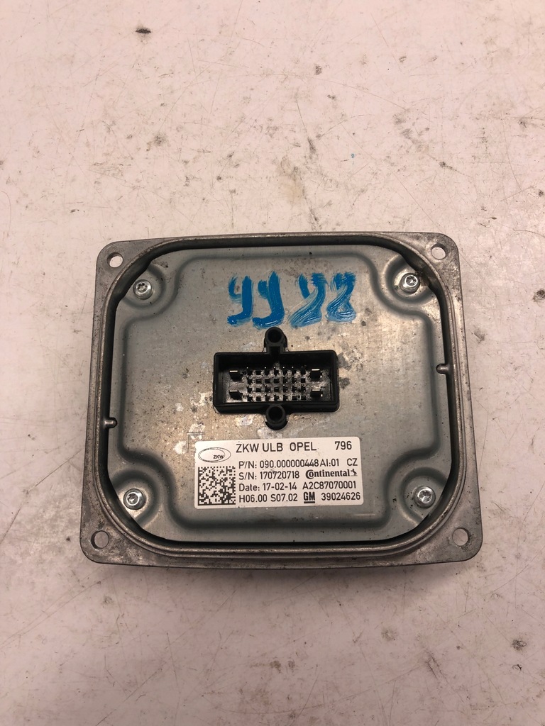 фото №1, Opel astra k v перетворювач модуль led 39024626