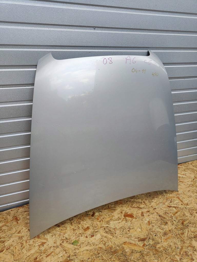 фото №6, Audi a6 c6 04-11 крышка двигателя капот