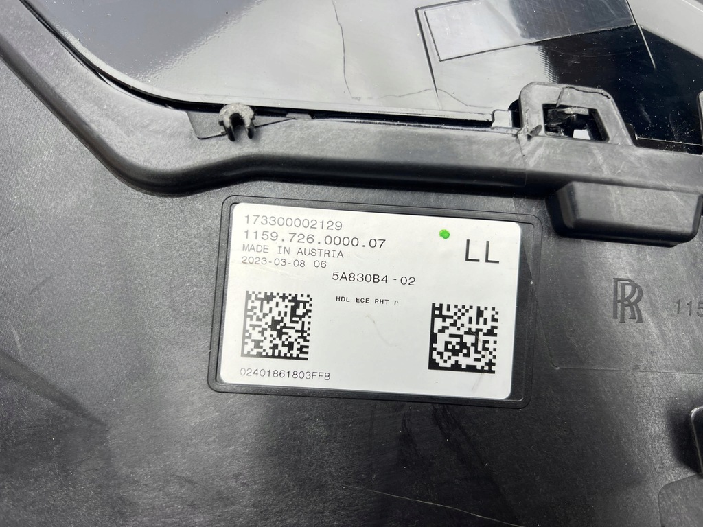 фото №5, Rolls royce spectre лампа передняя правая full led 5a830b4