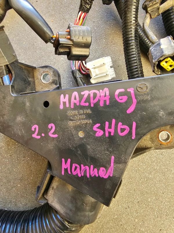 фото №4, Mazda 6 gj 2.2 d жгут двигателя do механическая sh01