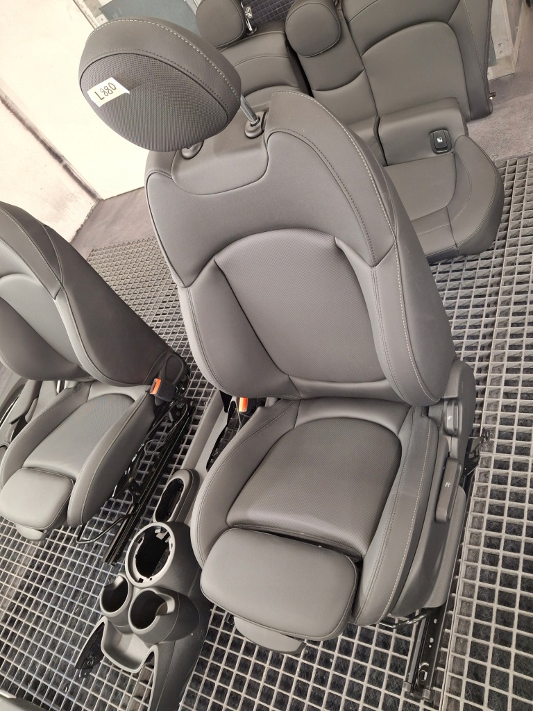 фото №7, Mini f55 салон сидіння обшивки тунель заднє сидіння idealny комплект jak новий europa