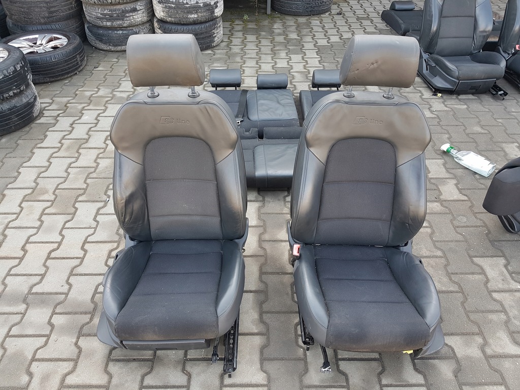 фото №1, Audi a3 8p s-line сидіння напівшкіра заднє сидіння 5d sportback