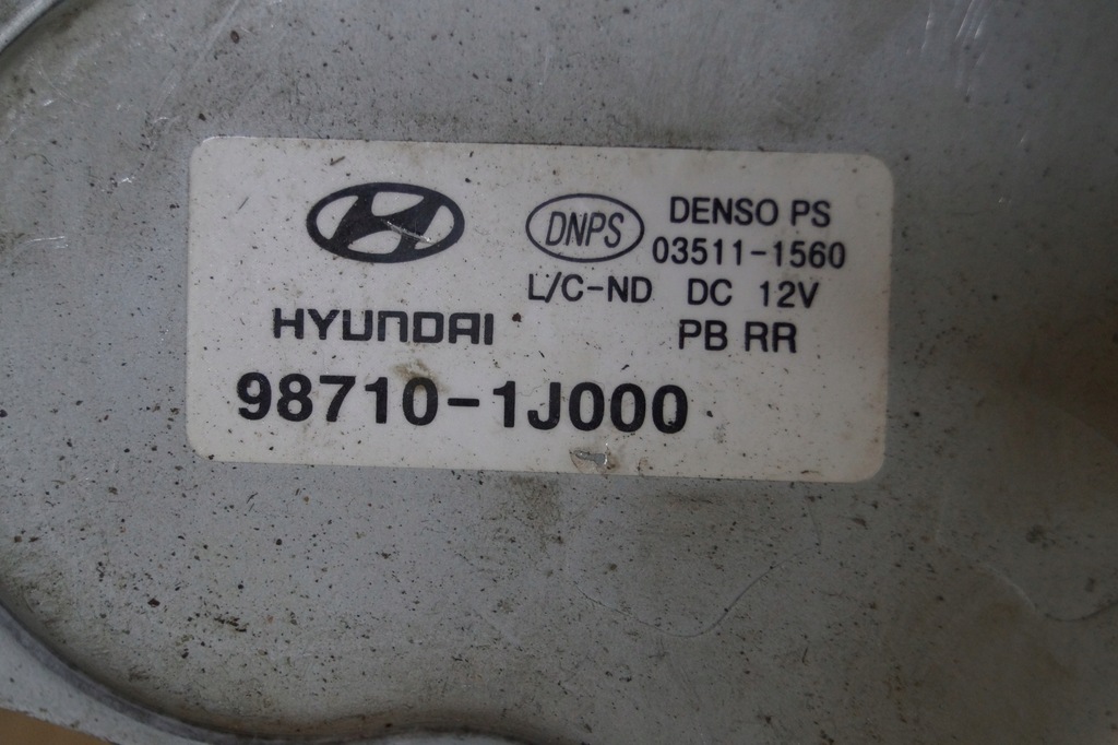 фото №7, Моторчик двірники задній hyundai 98710-1j000