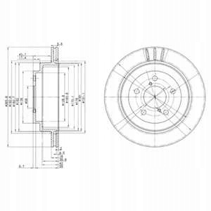 фото №3, Тормозные диски тормозные колодки задняя delphi subaru legacy ii