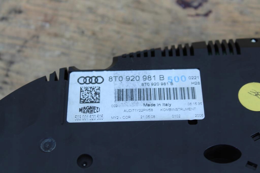 фото №9, Счетчик приборы audi a5 8t 8t0920981b