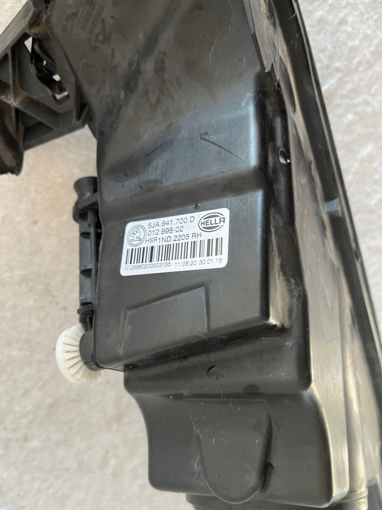 фото №4, Правий протитуманна фара протитуманний skoda rapid lift 5ja941700d k131/g500