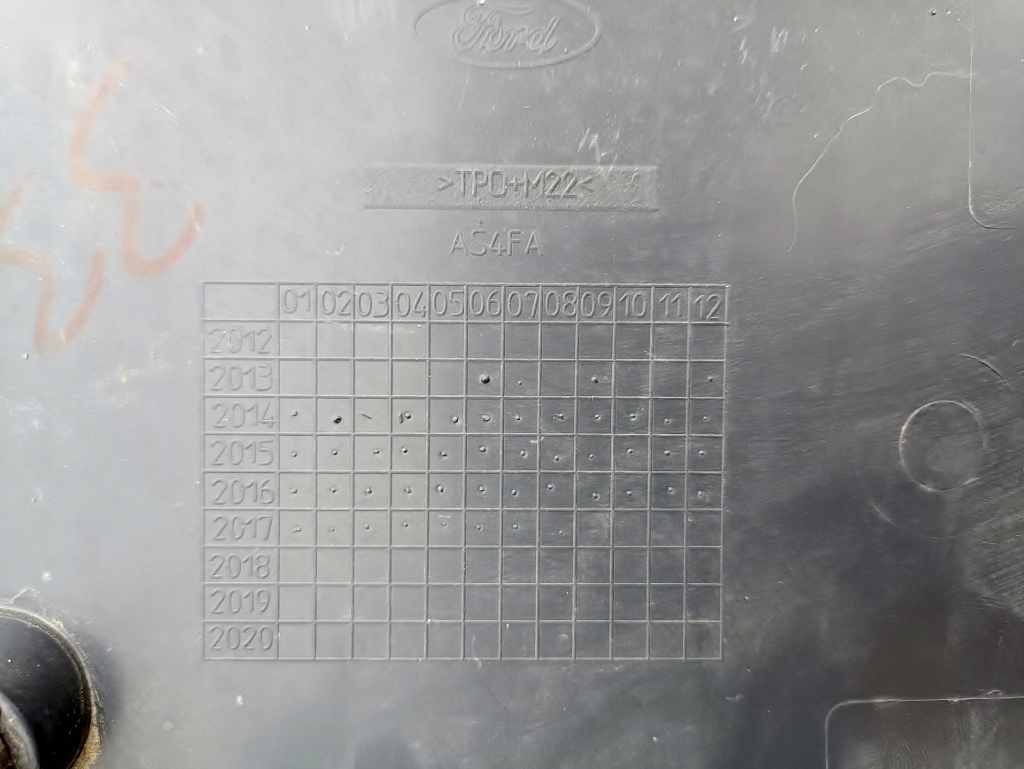 фото №6, Ford transit mk8 2014-19- молдинг крыла левый задняя