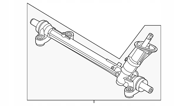 фото №10, Трансмиссия рулевая рулевая рейка escape mk3 2020