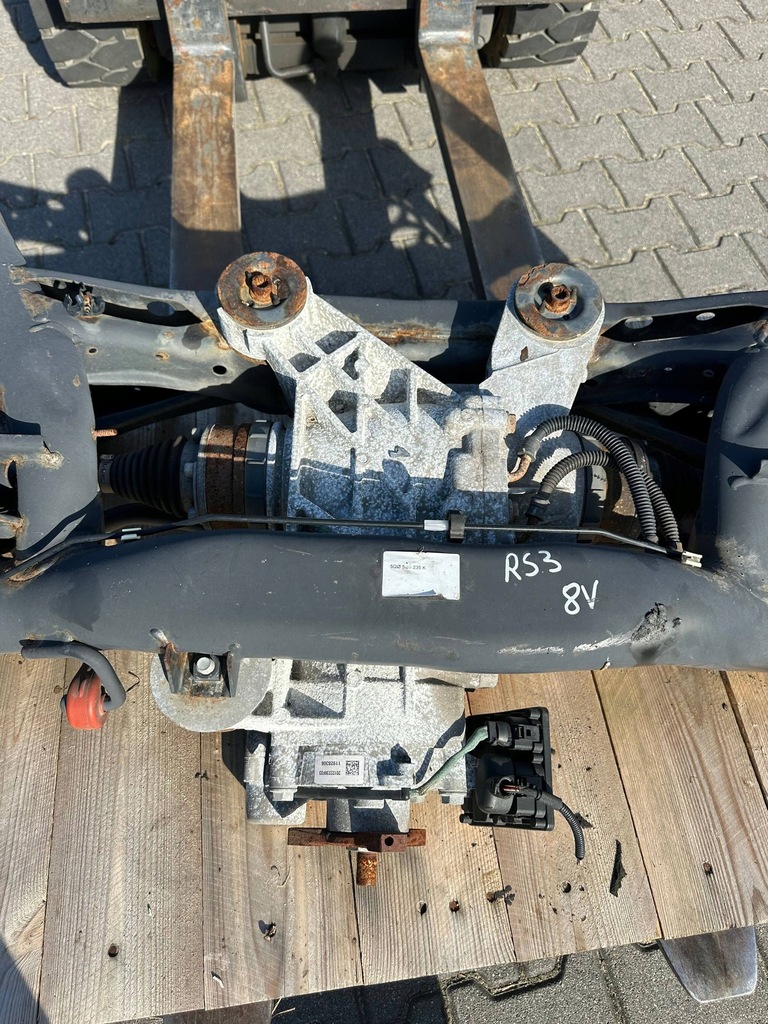 фото №8, A3 8v rs3 lift sedan подвеска задние подрамник дифференциал 0cq525554aa