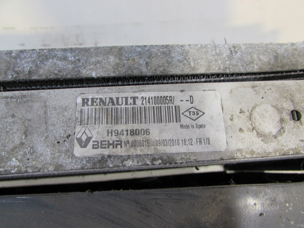 фото №8, Радиатор вентилятор renault laguna iii 2.0 dci