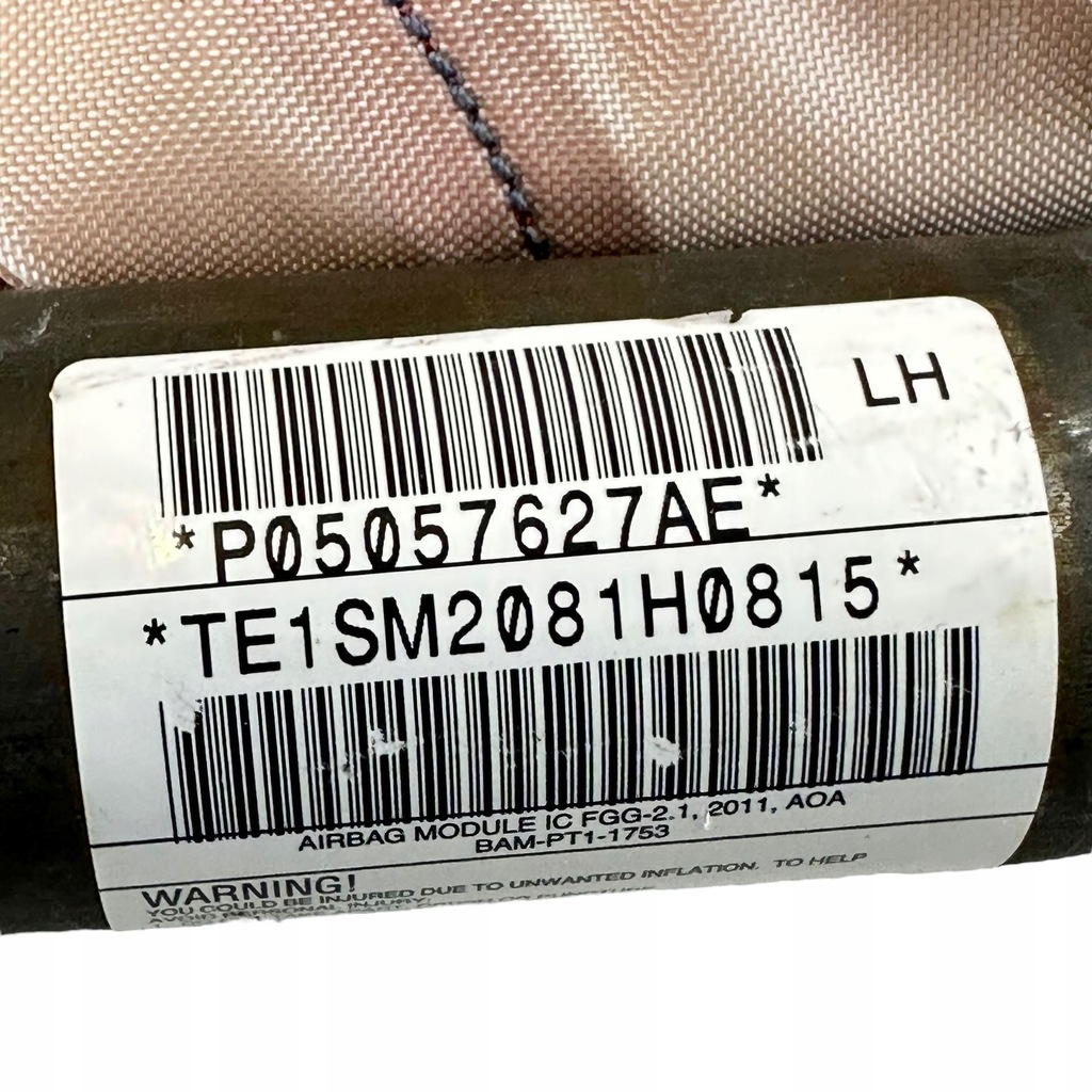 фото №5, Dodge grand caravan 2012 левая сторона шторка безопасности подушка безопасности