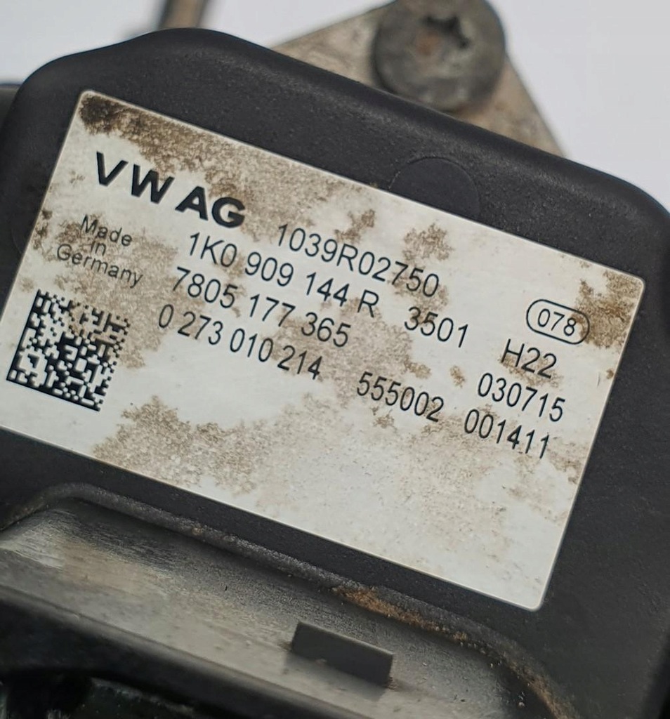 фото №5, Моторчик рейки рульового управління vw new beetle ii 1k0909144r