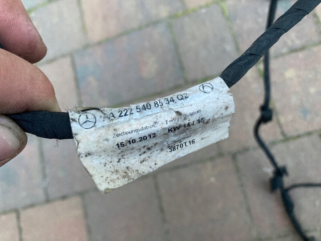 фото №10, Бампер дифузор mercedes w222 s-klasa pdc лампа