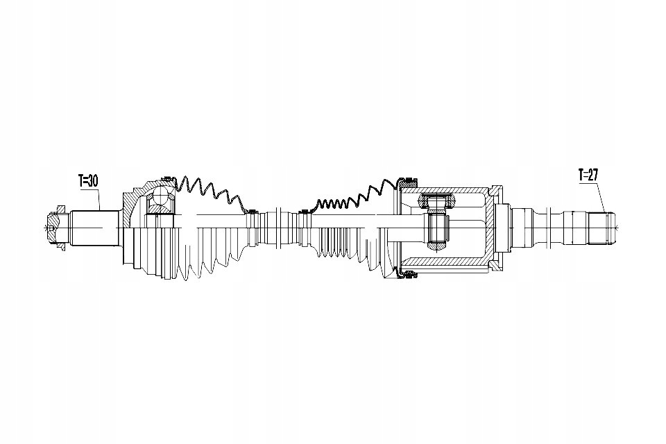 Приводной вал приводная bmw x5 x6 06- /правая, drugi тип/ Оригинал