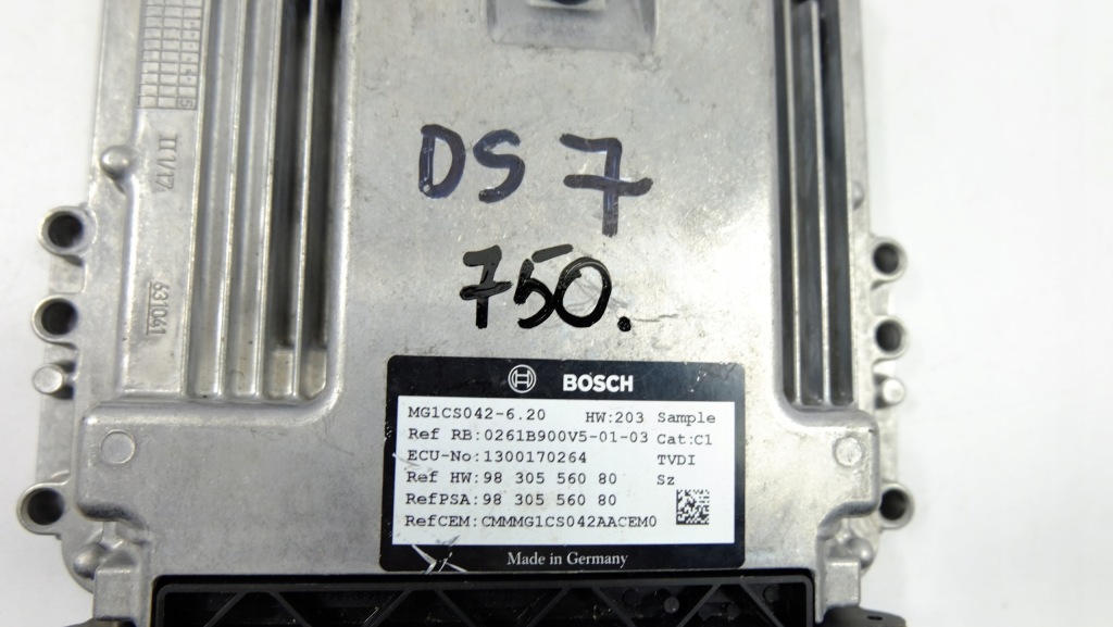 фото №4, Citroen ds7 бортовой компьютер двигателя 9830556080